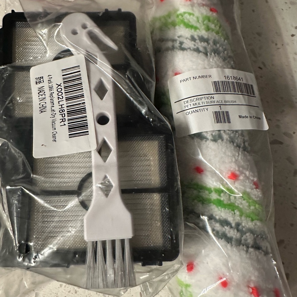 Bissell Crisswave filters & brush